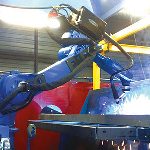Robot welding with the almacam software